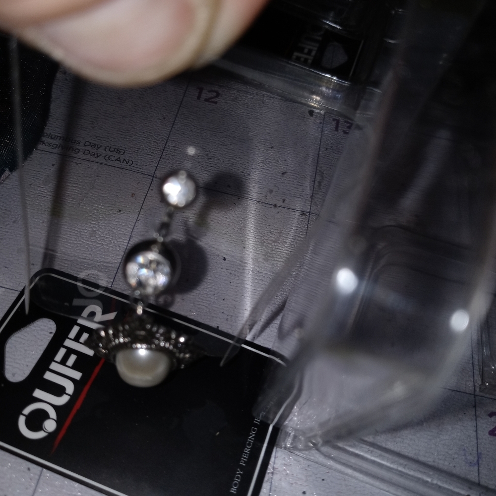 OUFER BELLY BUTTON RING - Picture 6 of 6